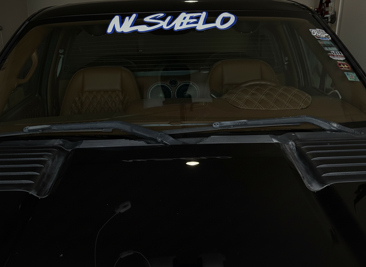 NLSUELO Blue Windshield Decal